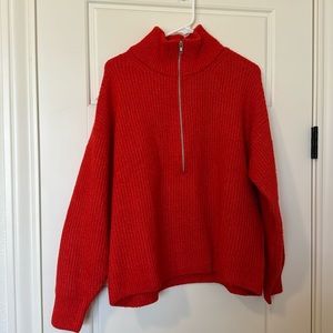 Vince Camuto Red/orange sweater
